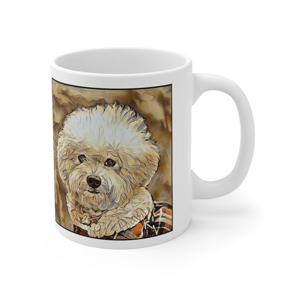 Picture of Bichon Frise-Hairy Styles Mug