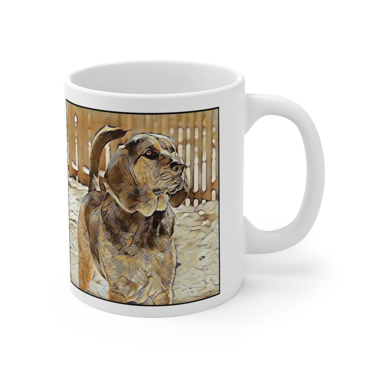 Picture of Bloodhound-Hairy Styles Mug