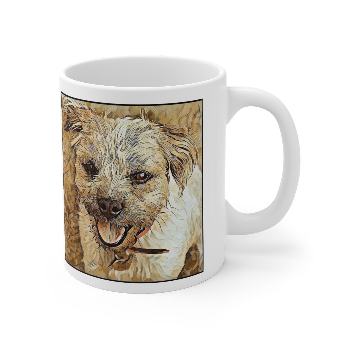 Picture of Border Terrier-Hairy Styles Mug