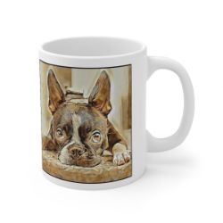 Picture of Boston Terrier-Hairy Styles Mug