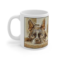 Picture of Boston Terrier-Hairy Styles Mug