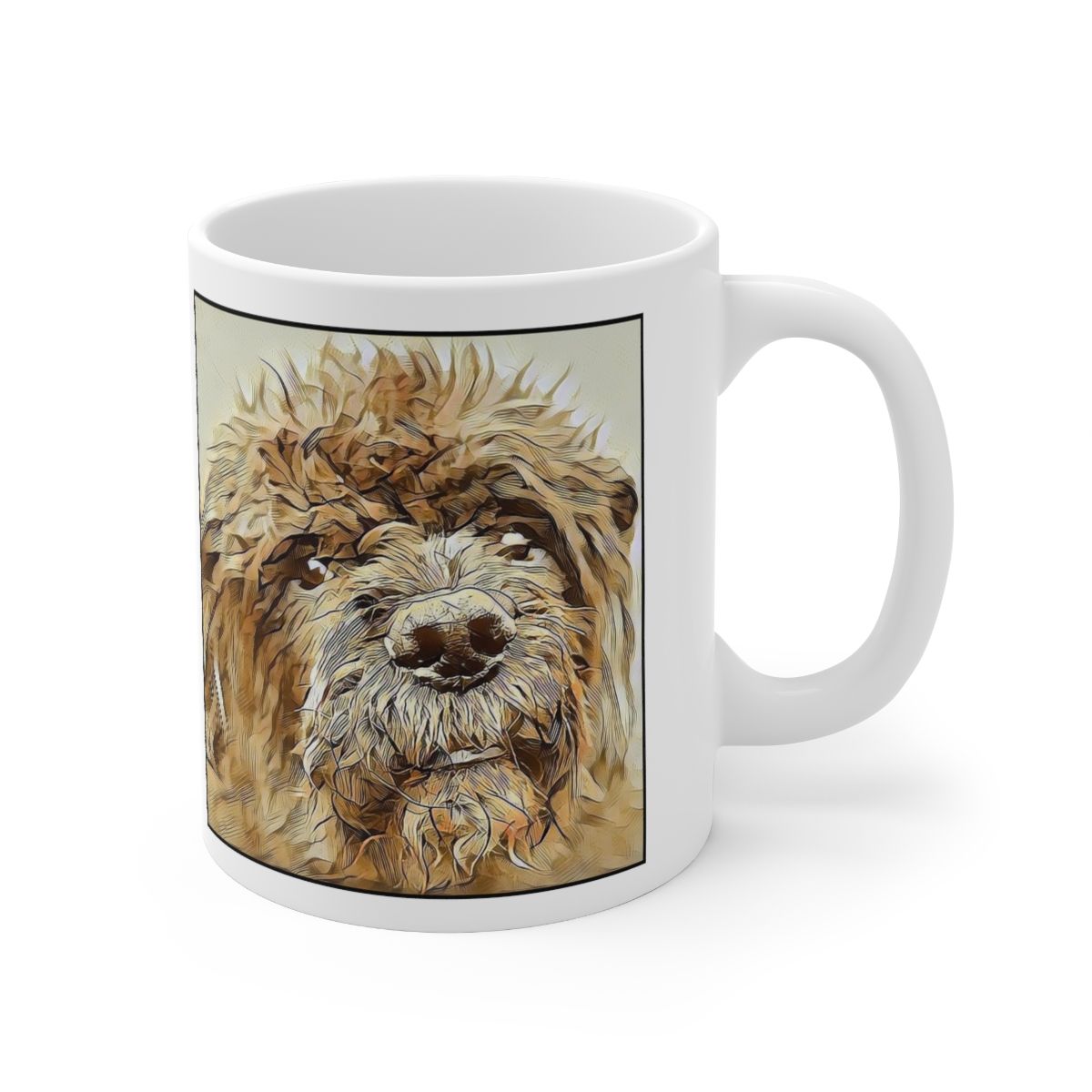 Picture of Bouvier de Flandres-Hairy Styles Mug