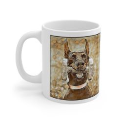 Picture of Doberman cropped-Hairy Styles Mug