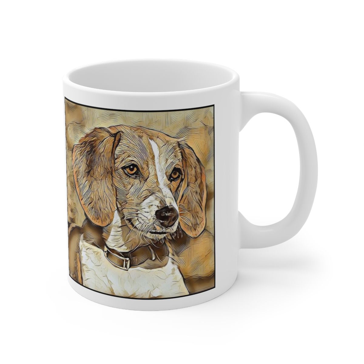 Picture of English Foxhound-Hairy Styles Mug
