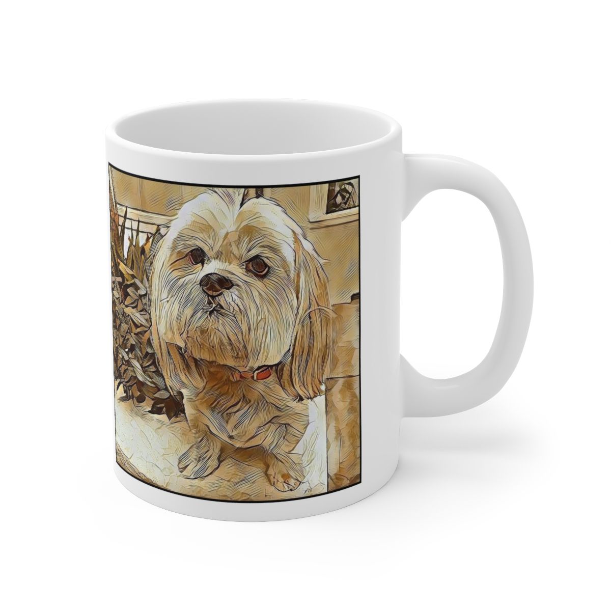 Picture of Lhasa Apso-Hairy Styles Mug