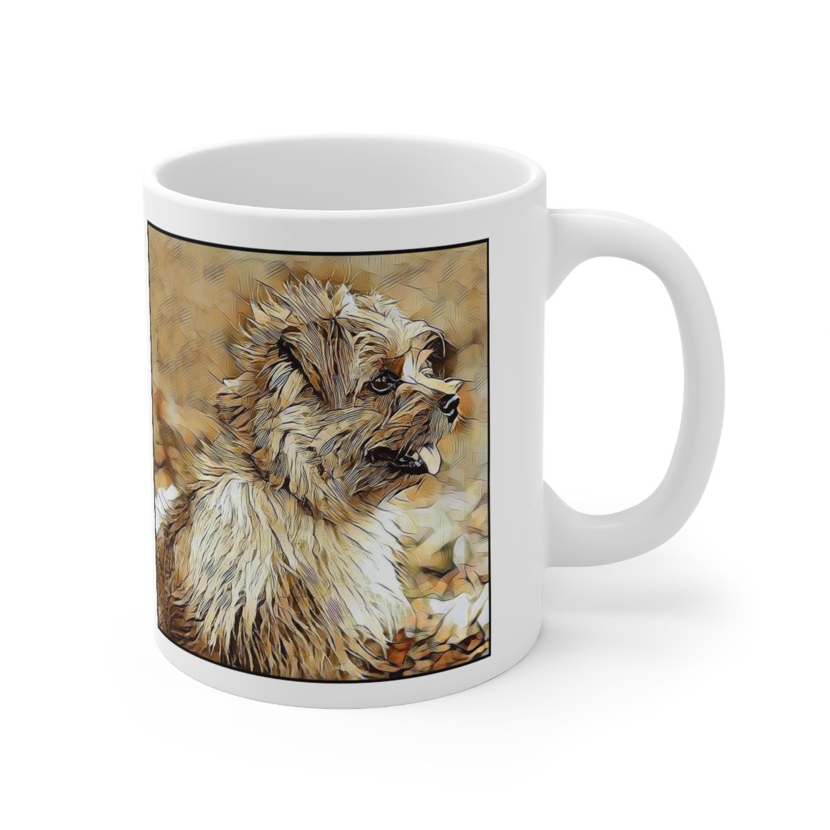Picture of Norfolk Terrier-Hairy Styles Mug