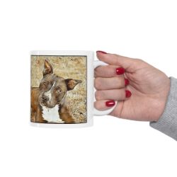 Picture of Staffordshire Bull Terrier-Hairy Styles Mug