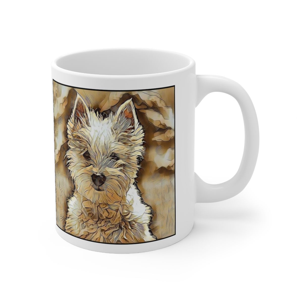 Picture of West Highland Terrier-Hairy Styles Mug