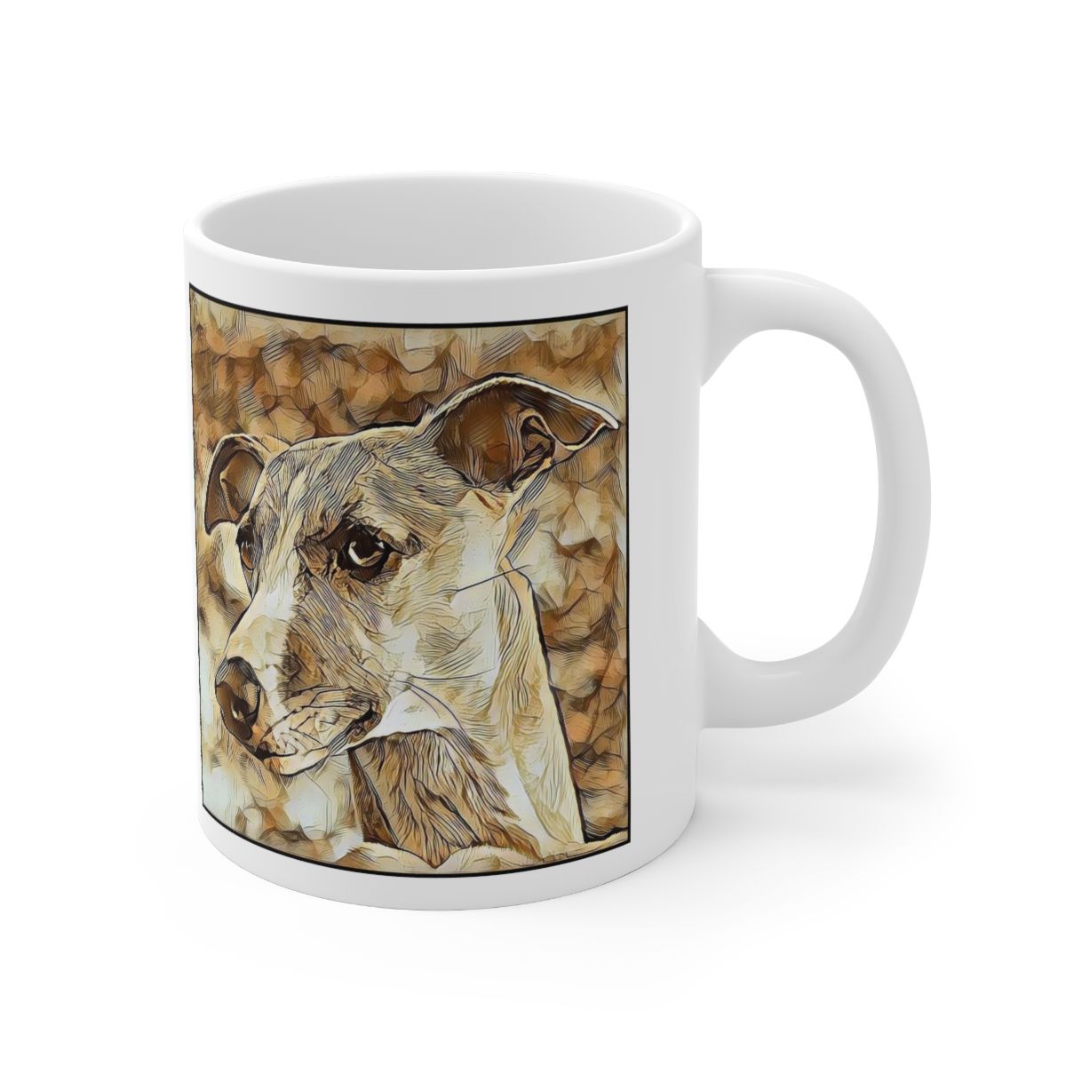Picture of Whippet-Hairy Styles Mug