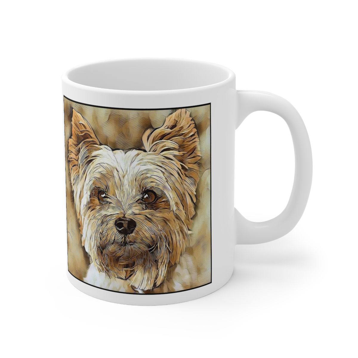 Picture of Yorkshire Terrier-Hairy Styles Mug