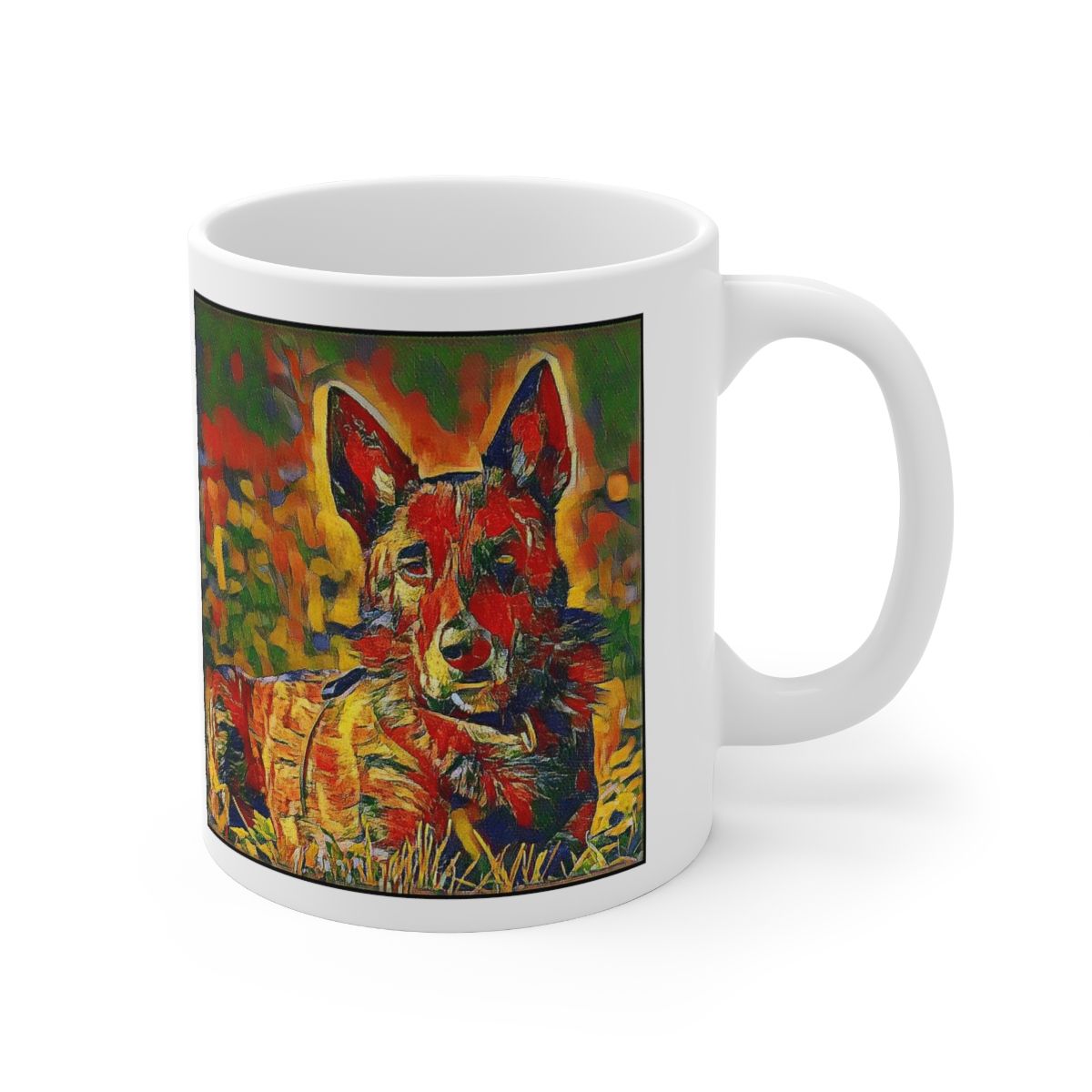 Picture of Dutch Shepherd-Garden Veggie Mug