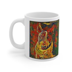 Picture of English Bull Terrier-Garden Veggie Mug