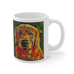 Picture of Golden Retriever-Garden Veggie Mug