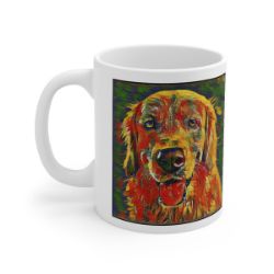 Picture of Golden Retriever-Garden Veggie Mug