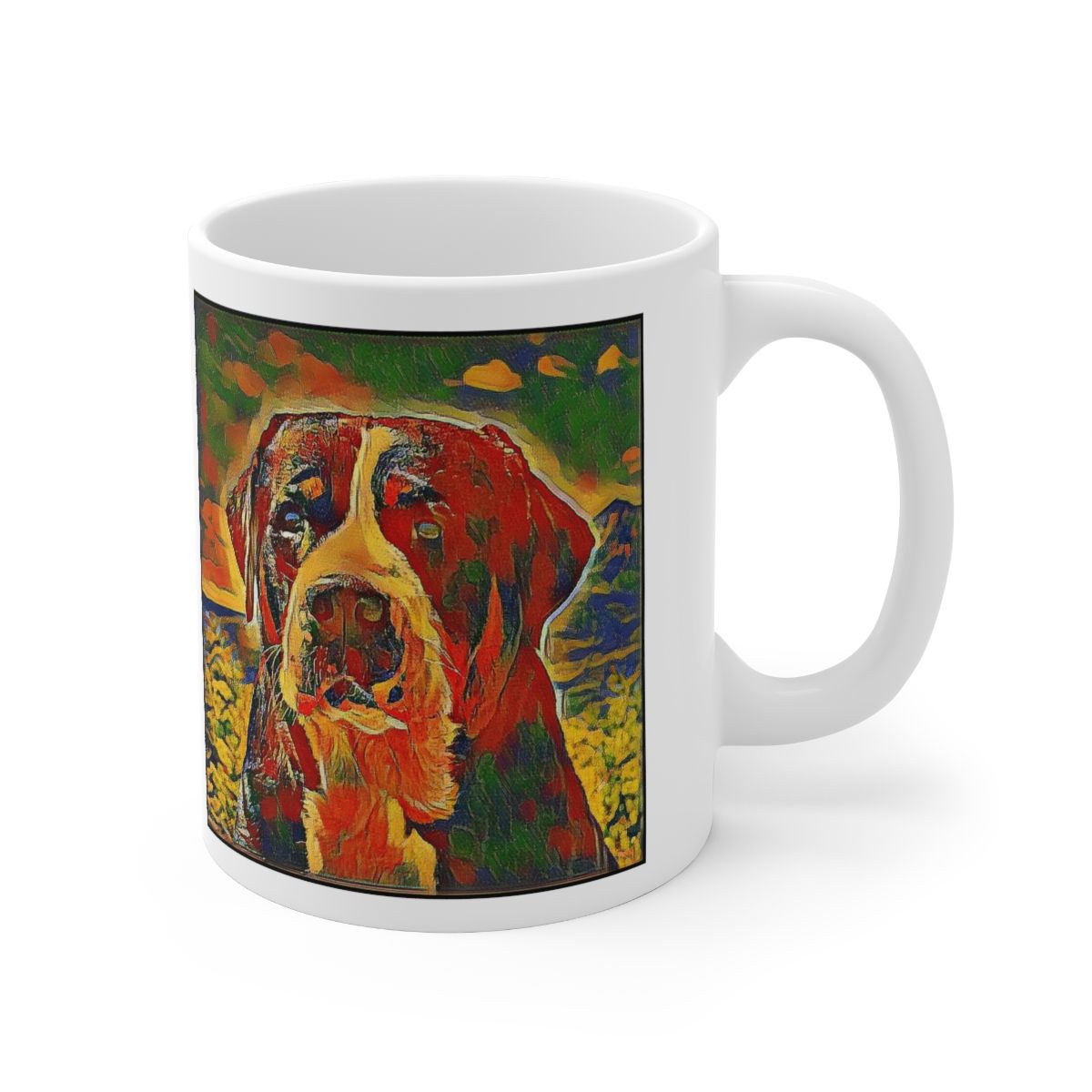 Picture of Greater Swiss Mountain Dog-Garden Veggie Mug