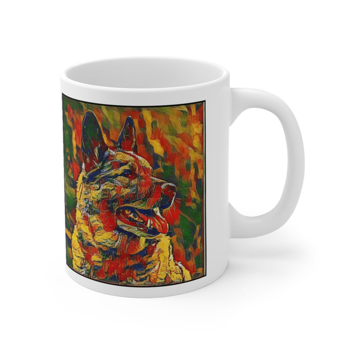 Picture of Norwegian Elkhound-Garden Veggie Mug