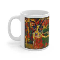 Picture of Rat Terrier-Garden Veggie Mug