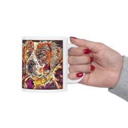 Picture of Brittany Spaniel-Hipster Mug