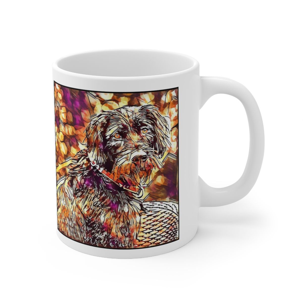 Picture of German Wirehaired Pointer-Hipster Mug