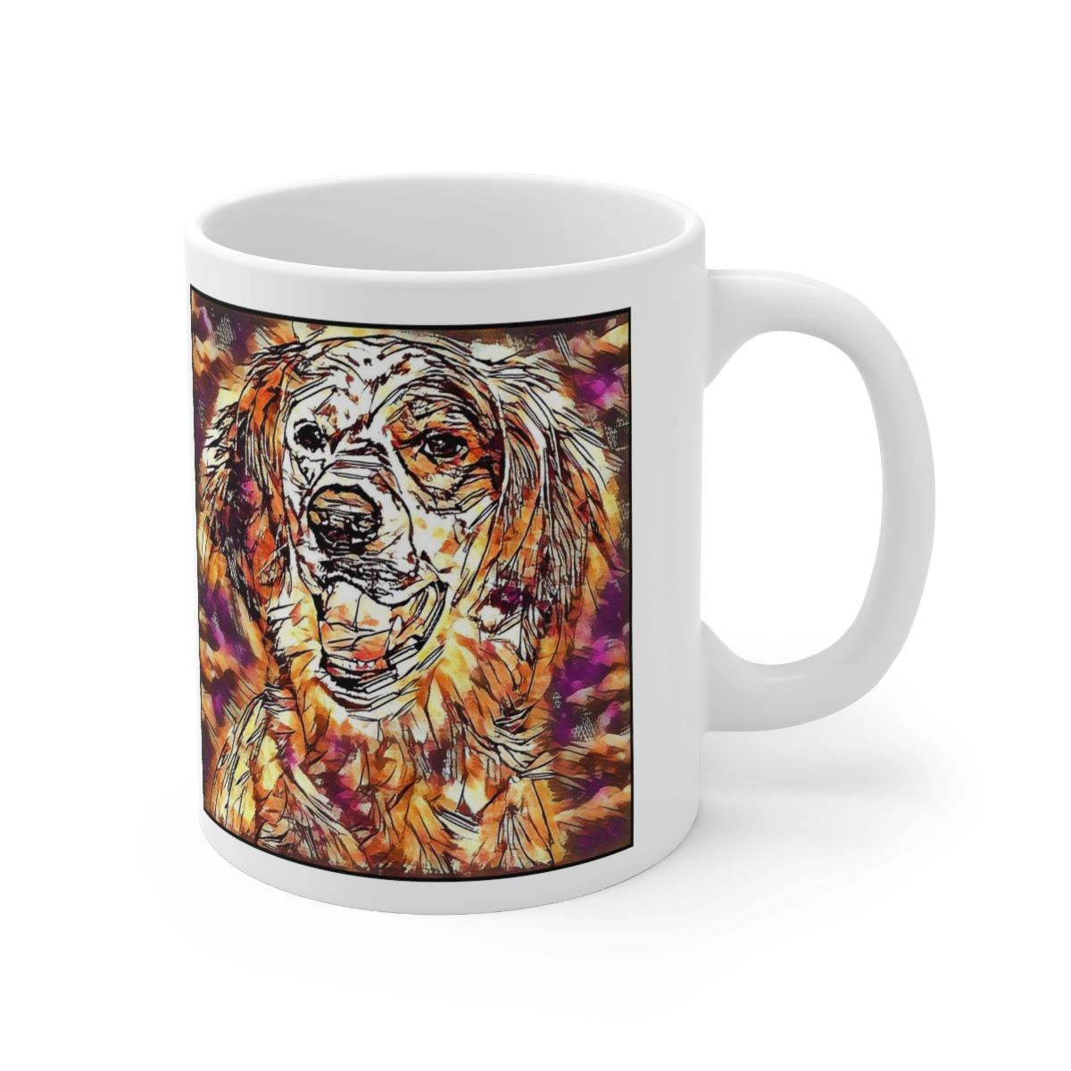 Picture of Irish Red and White Setter-Hipster Mug