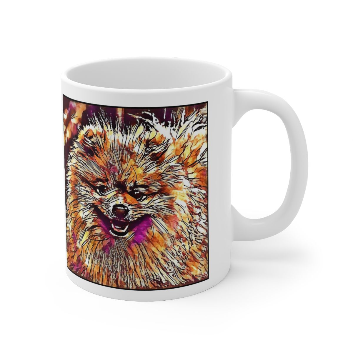 Picture of Pomeranian-Hipster Mug