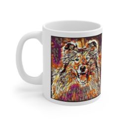 Picture of Rough Collie-Hipster Mug