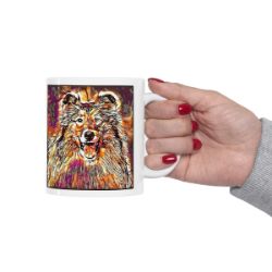 Picture of Rough Collie-Hipster Mug