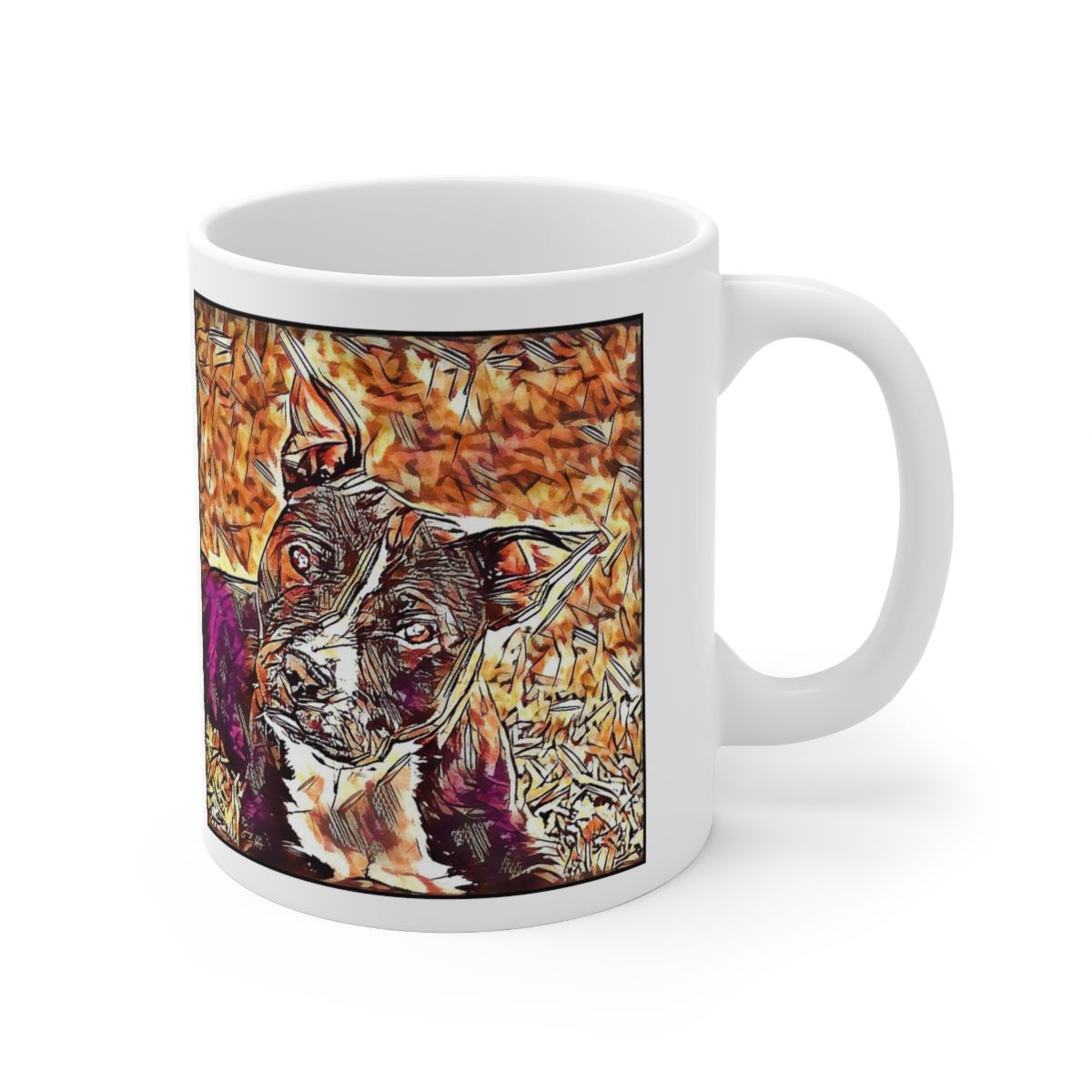 Picture of Staffordshire Bull Terrier-Hipster Mug
