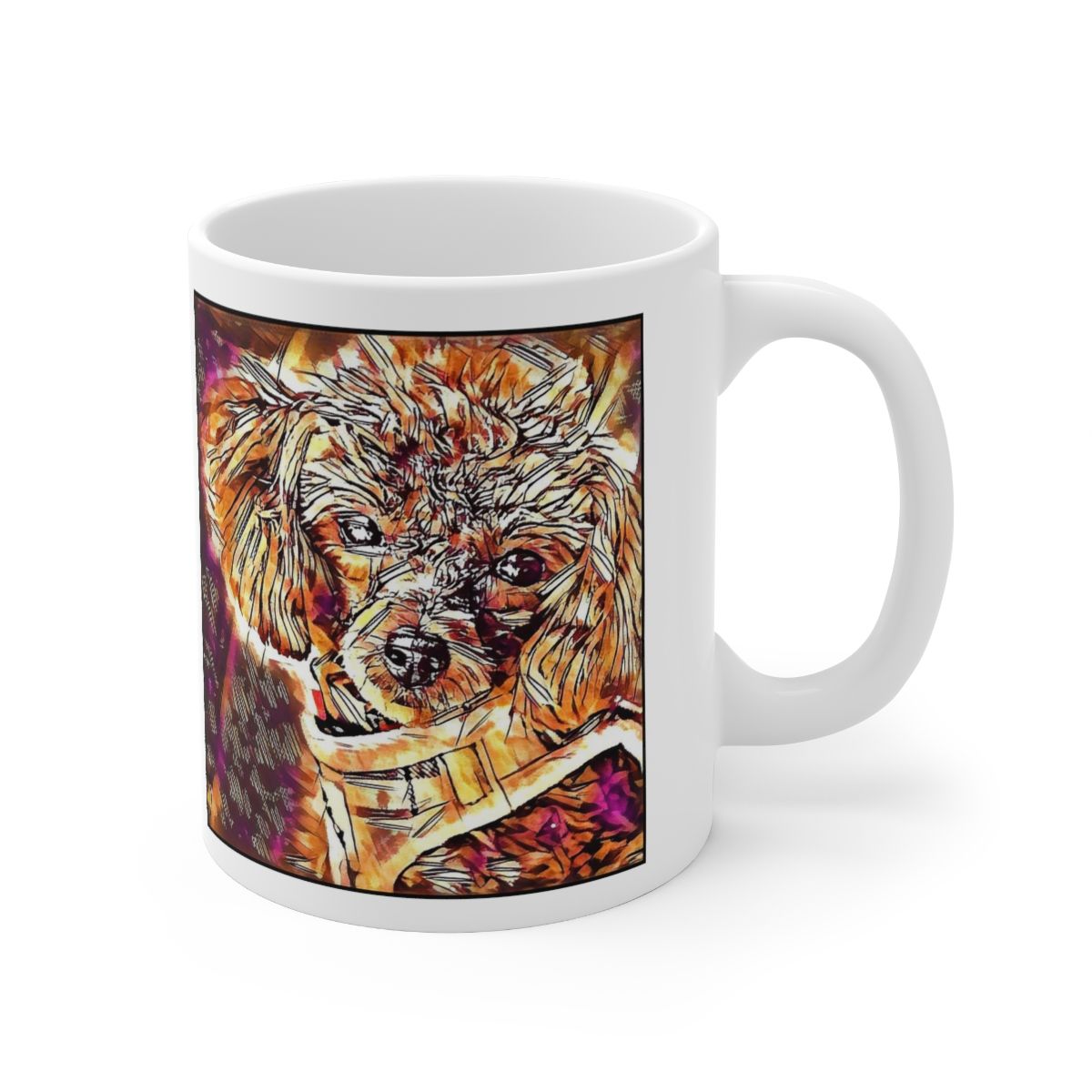 Picture of Toy Poodle-Hipster Mug