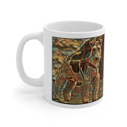 Picture of Airedale Terrier-Cool Cubist Mug