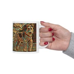 Picture of Airedale Terrier-Cool Cubist Mug