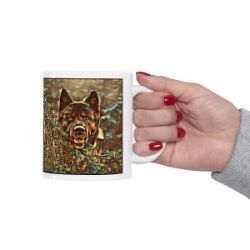 Picture of American Akita-Cool Cubist Mug