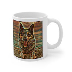 Picture of Australian Cattle Dog-Cool Cubist Mug