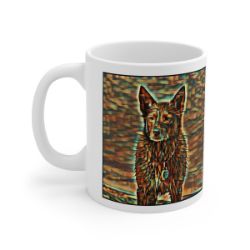 Picture of Australian Kelpie-Cool Cubist Mug