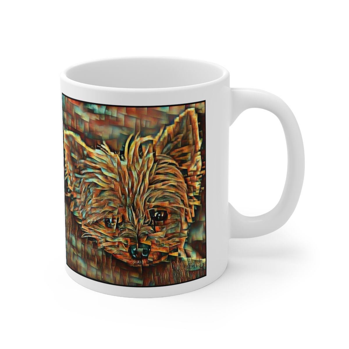 Picture of Australian Terrier-Cool Cubist Mug
