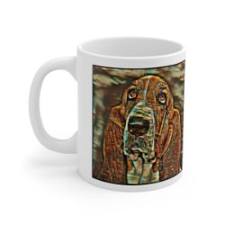 Picture of Bassett Hound-Cool Cubist Mug