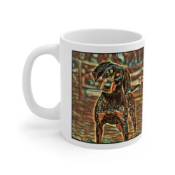 Picture of Bluetick Coonhound-Cool Cubist Mug
