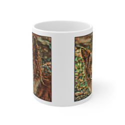 Picture of Border Collie-Cool Cubist Mug