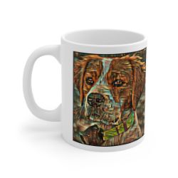 Picture of Brittany Spaniel-Cool Cubist Mug