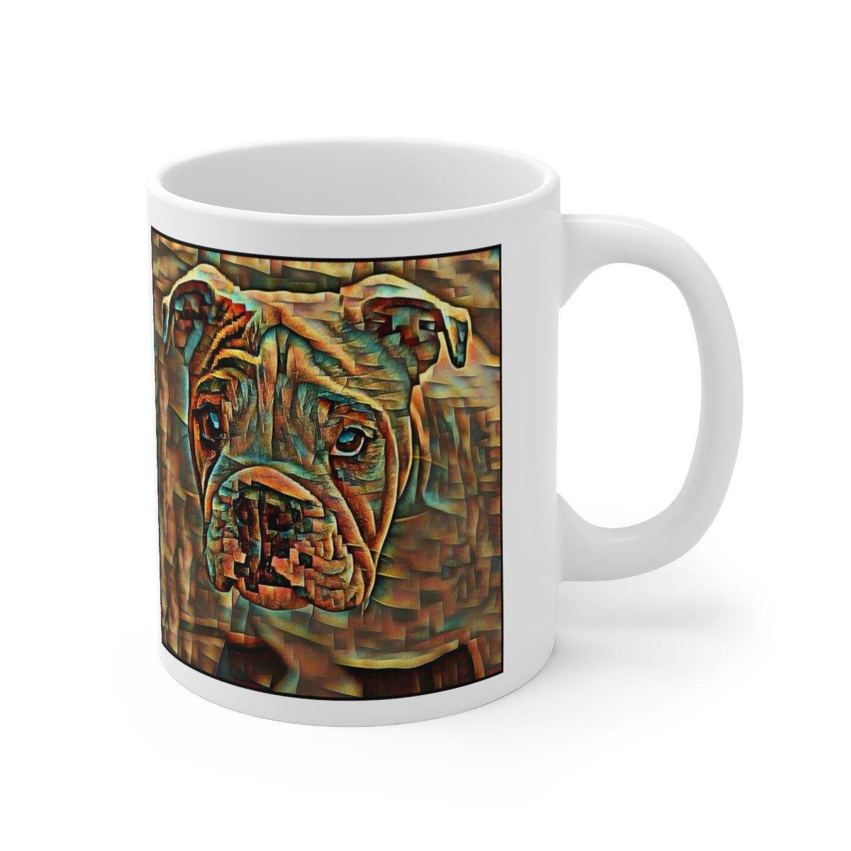 Picture of Bulldog-Cool Cubist Mug