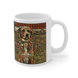 Picture of Catahoula Leopard Dog-Cool Cubist Mug