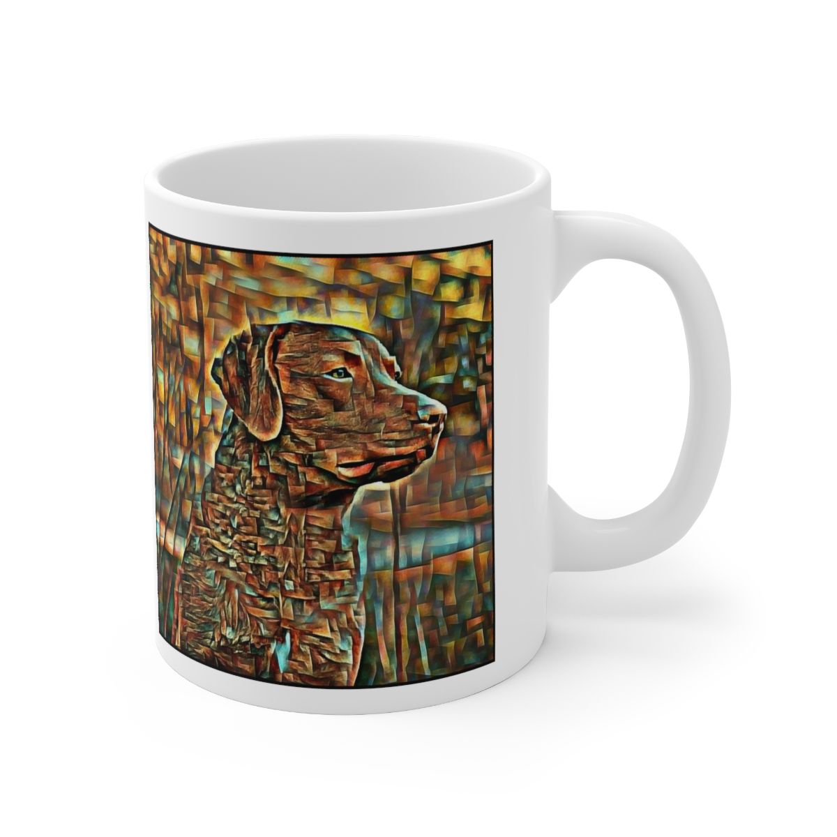 Picture of Chesapeake Retriever-Cool Cubist Mug