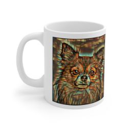Picture of Chihuahua Long Hair-Cool Cubist Mug