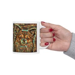Picture of Chihuahua Long Hair-Cool Cubist Mug