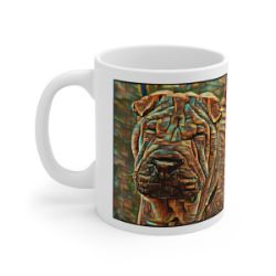 Picture of Chinese Shar Pei-Cool Cubist Mug