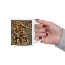 Picture of Dachshund-Cool Cubist Mug