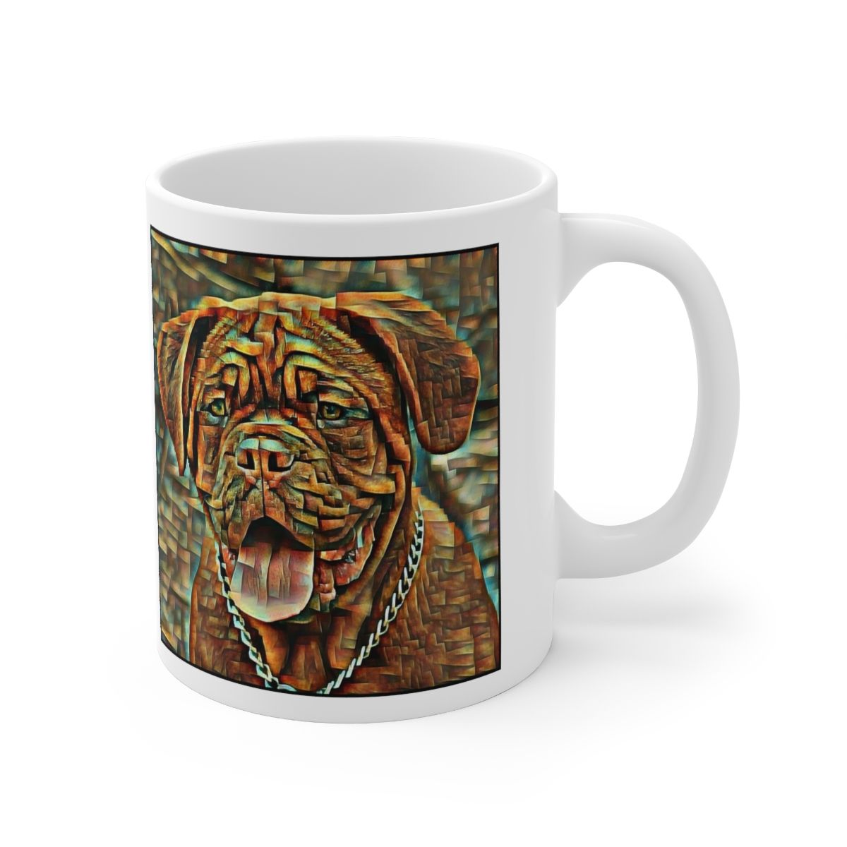 Picture of Dogue de Bordeux-Cool Cubist Mug