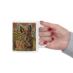 Picture of Dutch Shepherd-Cool Cubist Mug