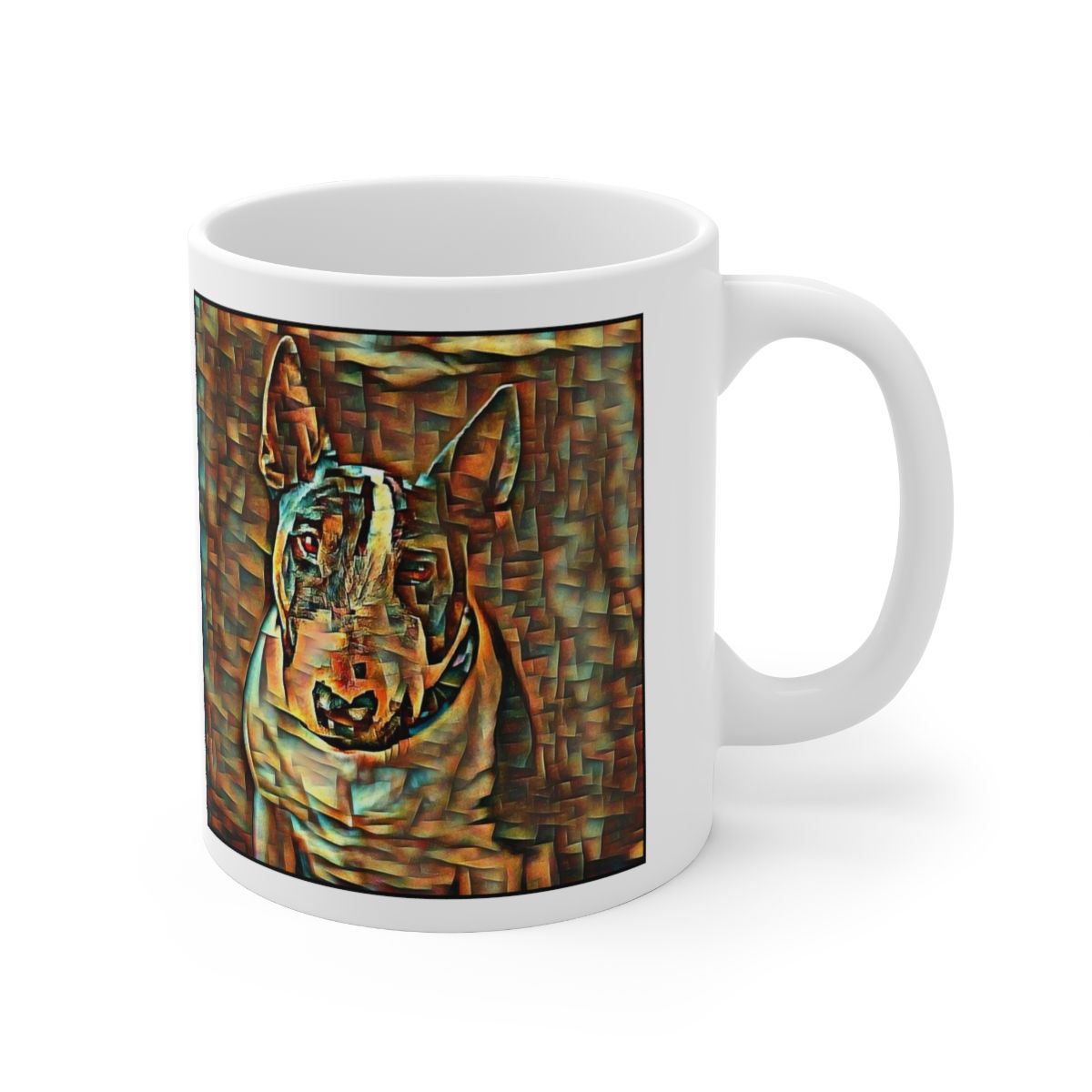 Picture of English Bull Terrier-Cool Cubist Mug