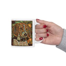 Picture of English Foxhound-Cool Cubist Mug